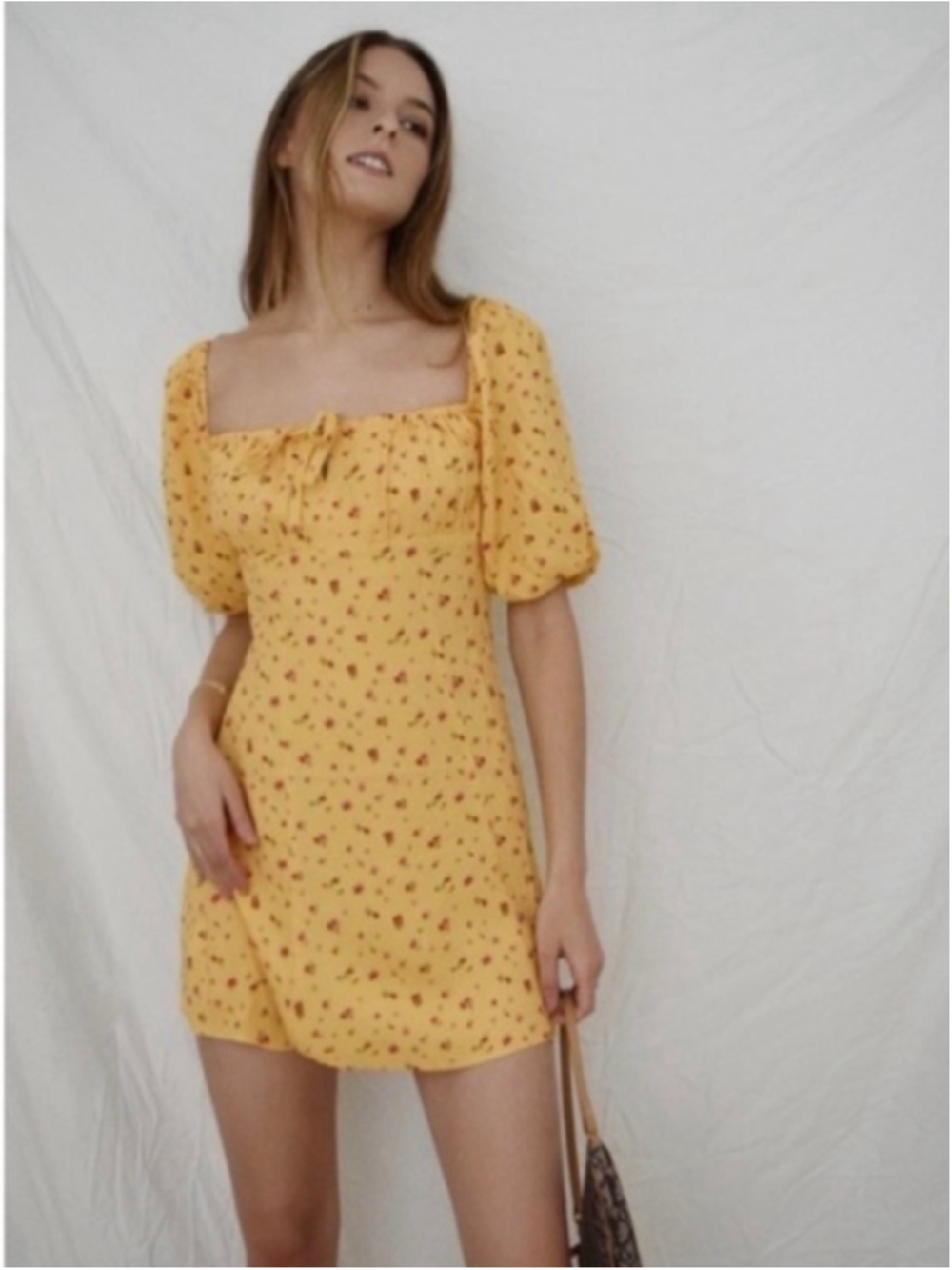 Reformation Sette Dress Gwen Floral Mini Dress Size 0 NWT